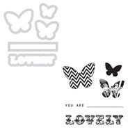 Sizzix Framelits Die Set 5PK w/Stamps - Simply Lovely