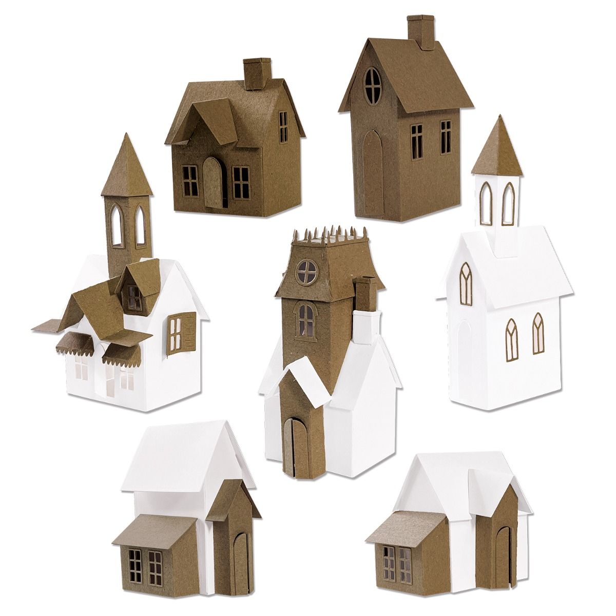 Sizzix Thinlits Dies By Tim Holtz - Village Collection