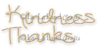 La La Land- Thanks - Kindness Die (set of 2)
