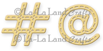 La La Land- Social Media Elements Die (set of 2)