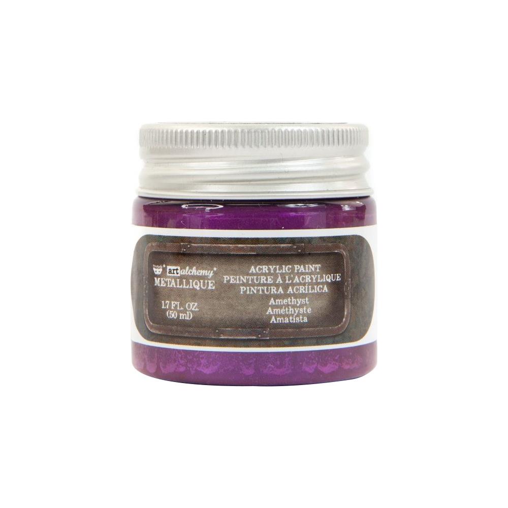 Finnabair Art Alchemy Acrylic Paint - Metallique Amethyst