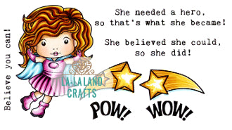 La La Land- Believe You Can Rubber Stamp