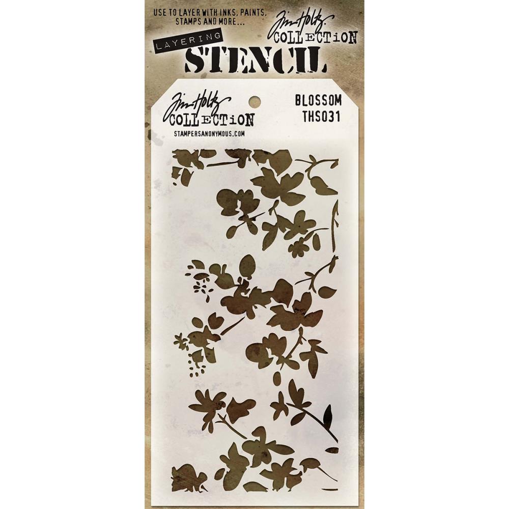Tim Holtz - Layering Stencil - Blossom