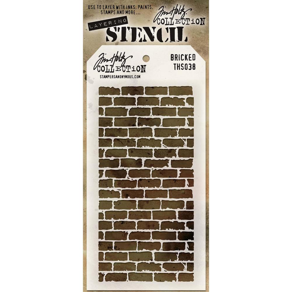 Tim Holtz - Layering Stencil - Bricked