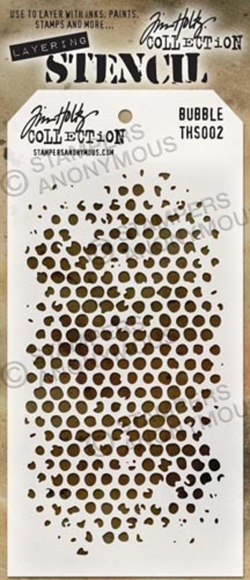 Tim Holtz - Layering Stencil - Bubble