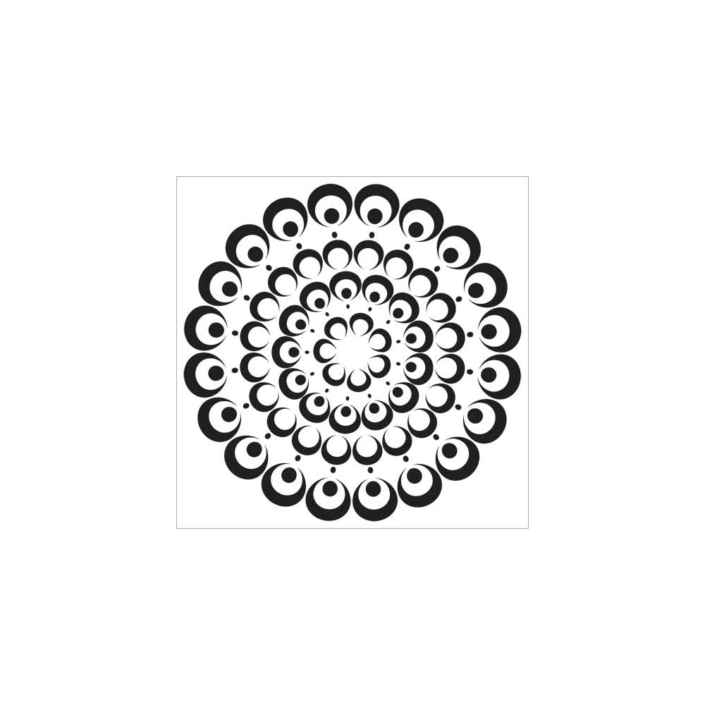Crafters Workshop Template 6X6 - Bubble Doily