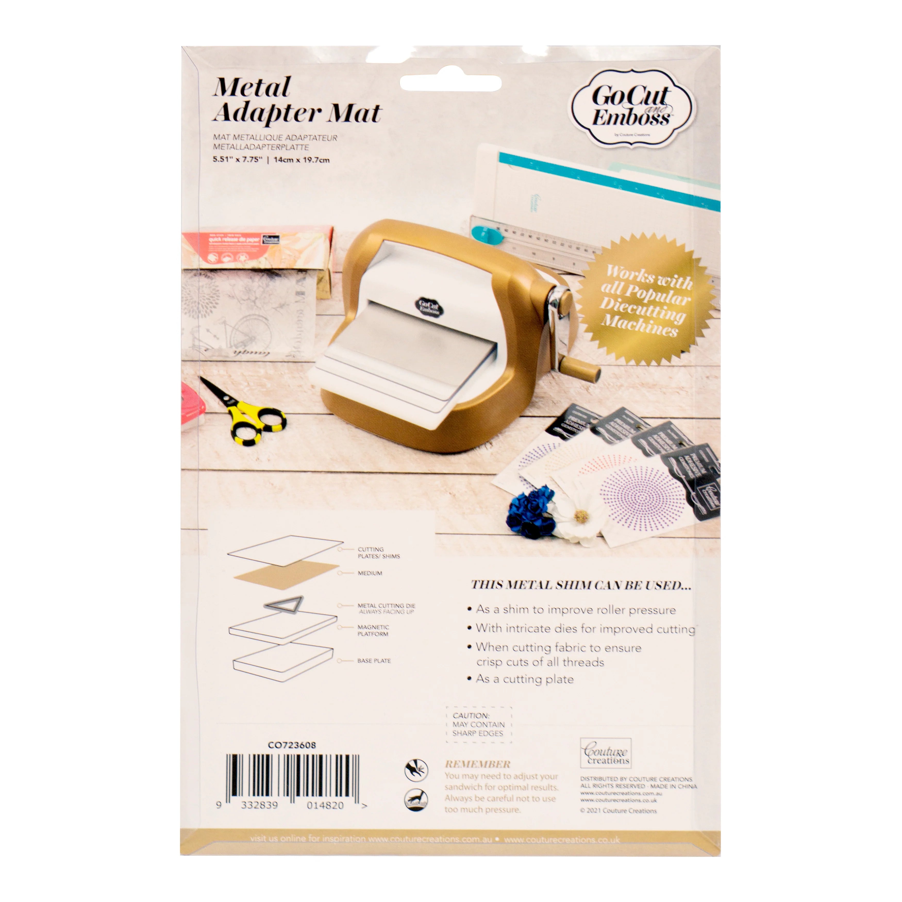 Universal Metal Cutting Plate Adapter Mat