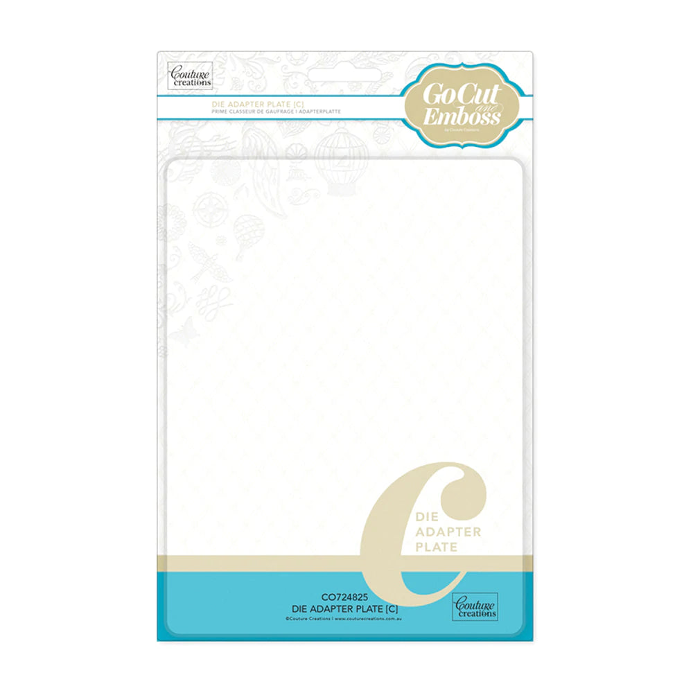 GoCut and Emboss - C Plate - Cutting