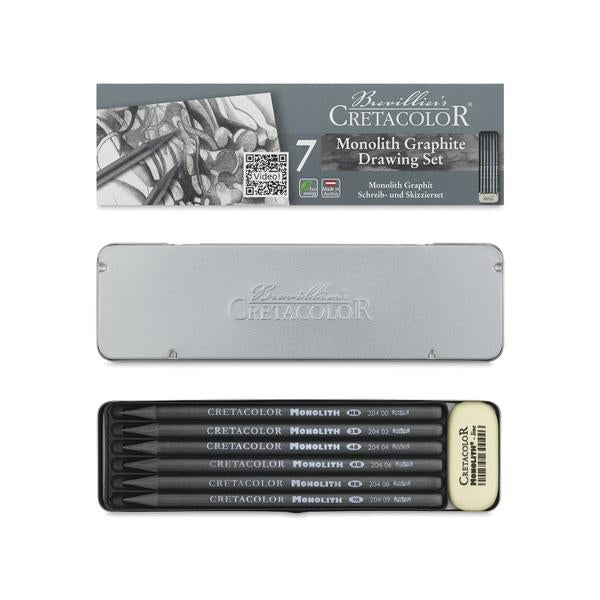 Cretacolor Monolith Woodless Graphite Pencil Pocket Set