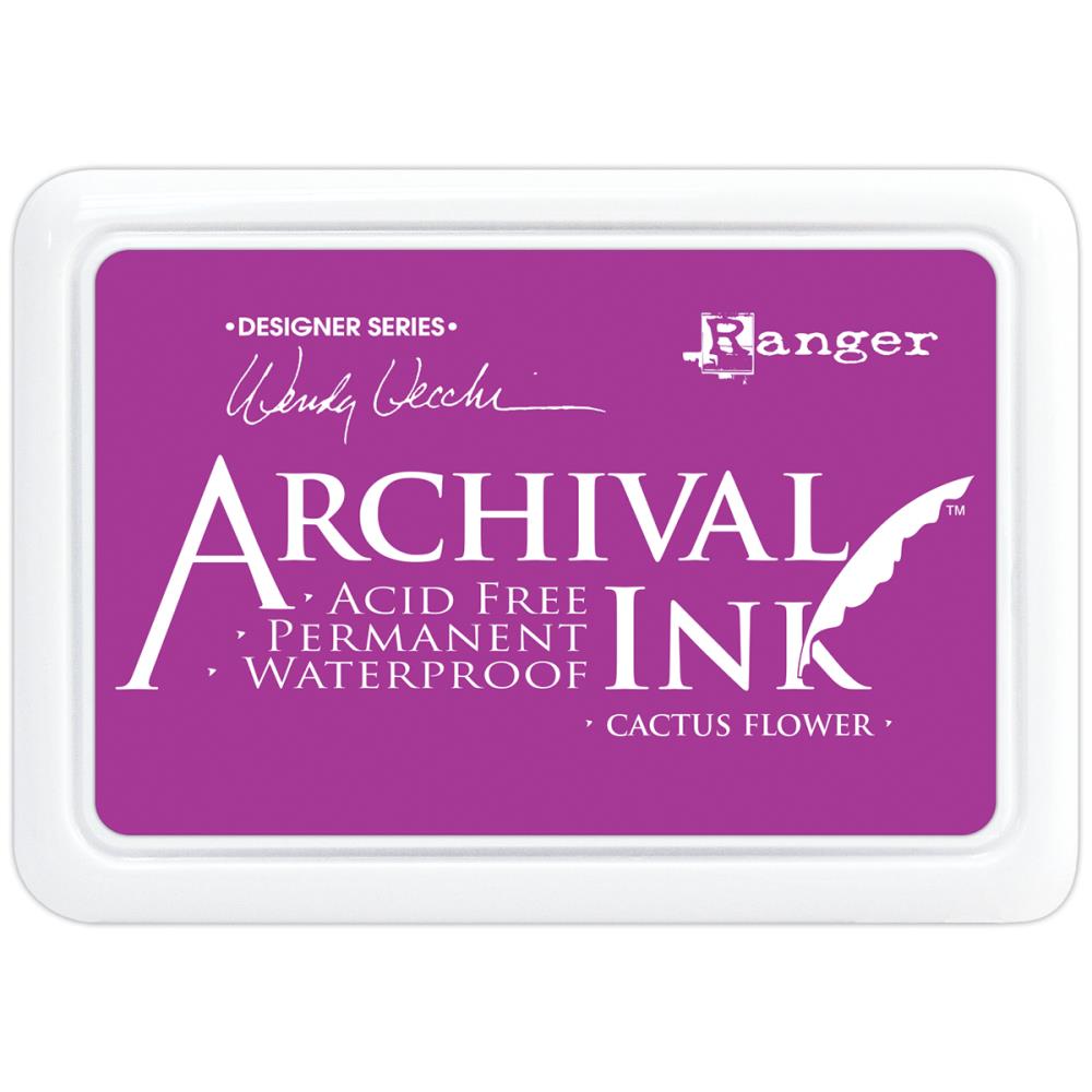 Ranger Archival Ink Pad - Wendy Vecchi Designer Series - Cactus Flower