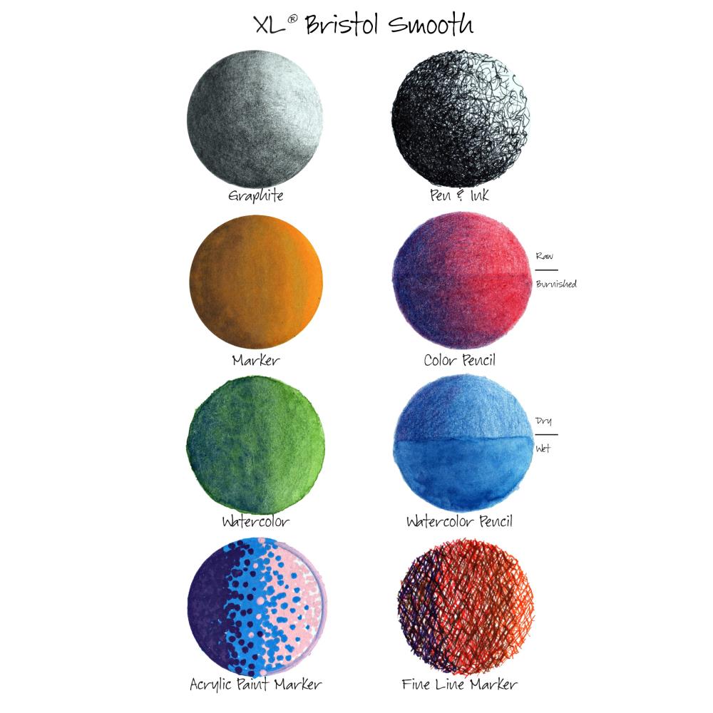 Canson XL Recycled Bristol Paper Pad 9X12