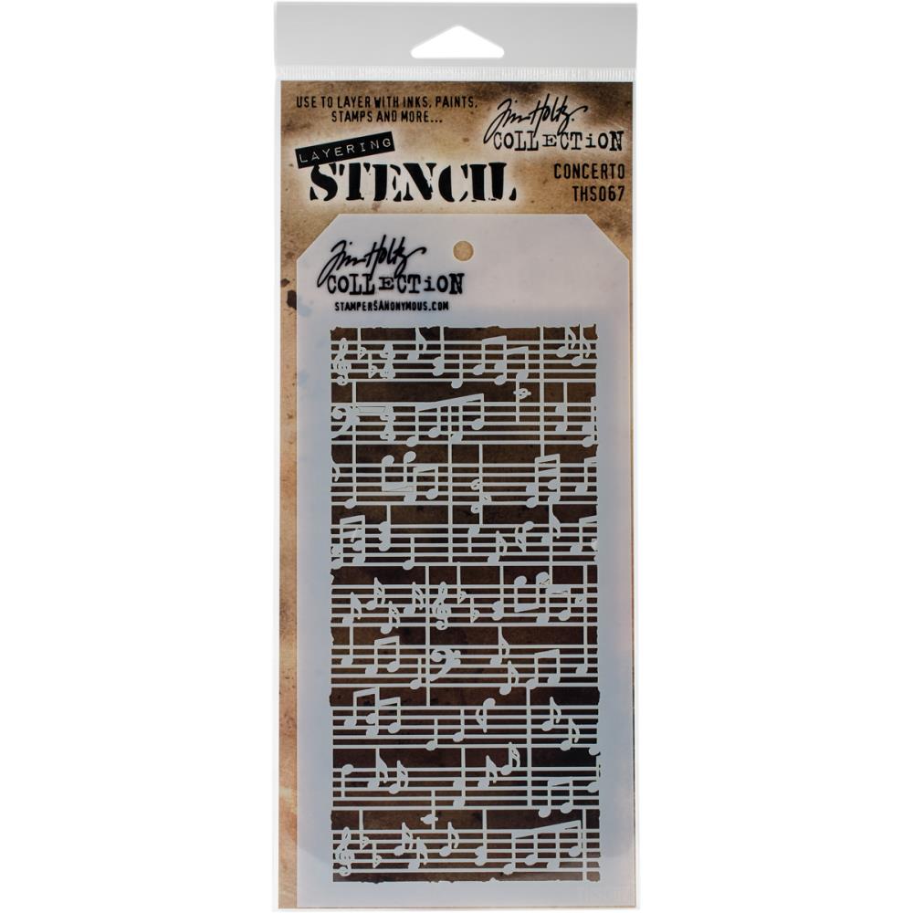 Tim Holtz - Layering Stencil - Concerto