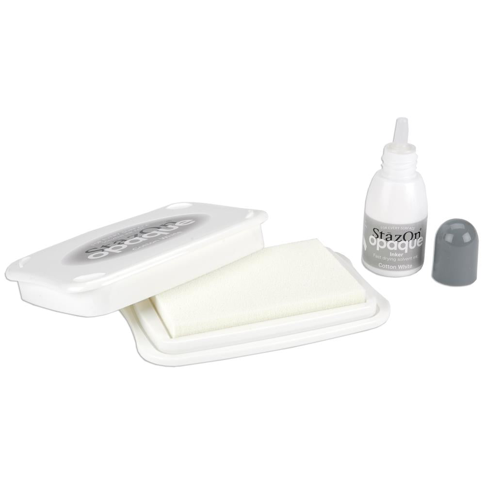 StazOn Opaque Ink Kit - Cotton White