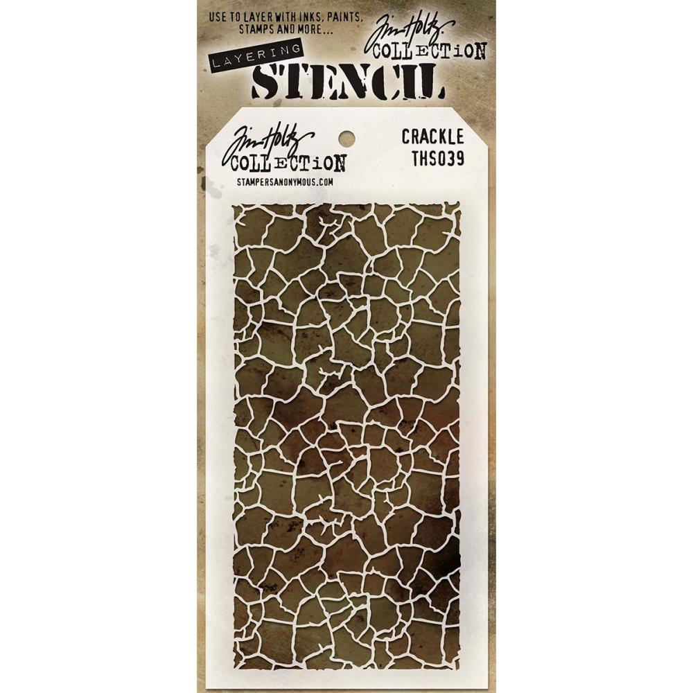 Tim Holtz - Layering Stencil - Crackle