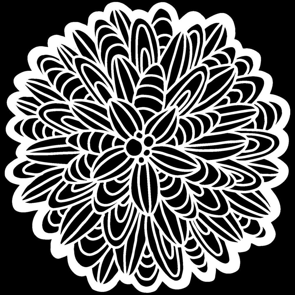 Crafter's Workshop Template 12x12 - Cactus Dahlia
