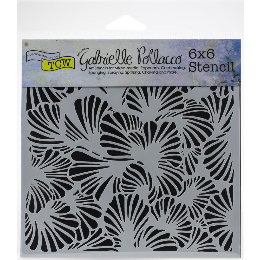 Crafter's Workshop Template 6X6 - Lush Petals