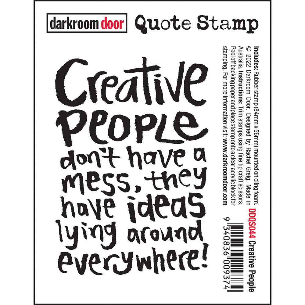 Quote Stamp - Creative People