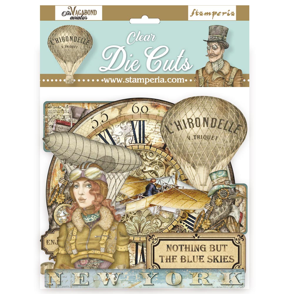Stamperia Clear Die-Cuts - Sir Vagabond Aviator