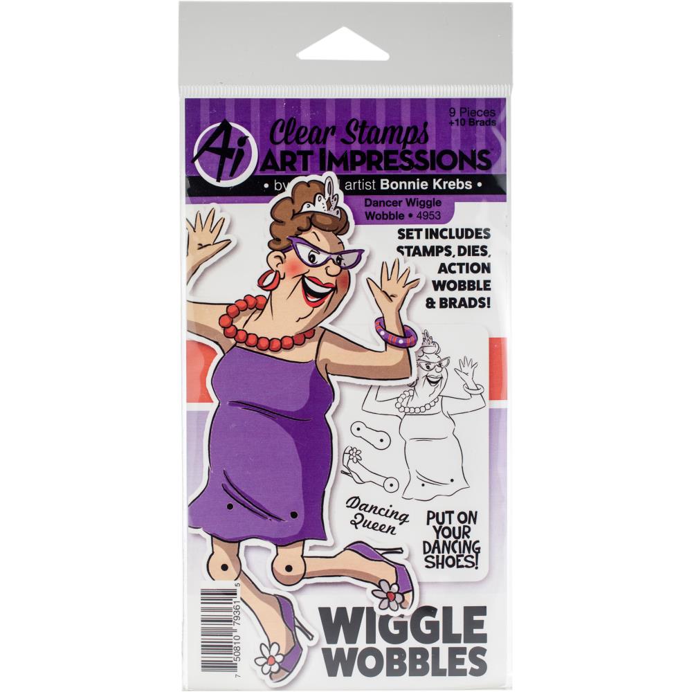 Art Impressions Wiggle Wobbles Stamp & Die Set