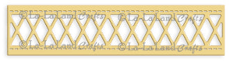 La La Land Die- Diamonds Lattice Border Die