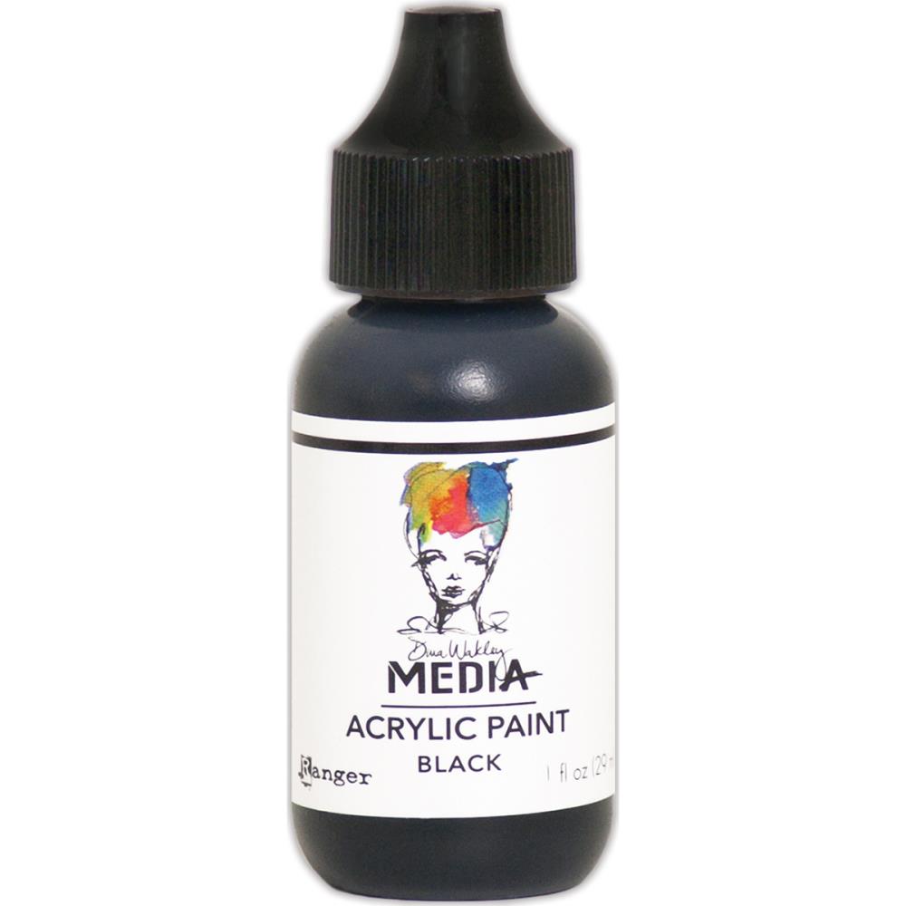 Dina Wakley Media Acrylic Paint - Black