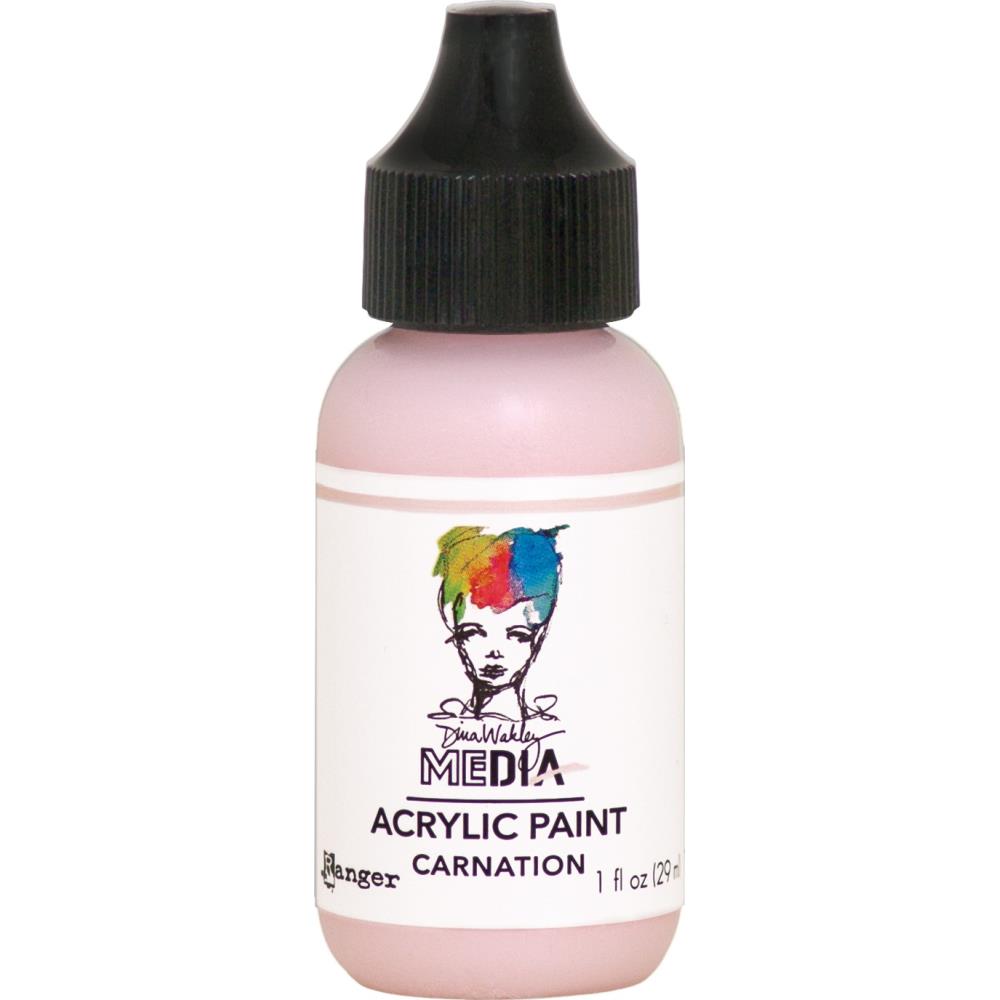 Dina Wakley Media Acrylic Paint - Carnation