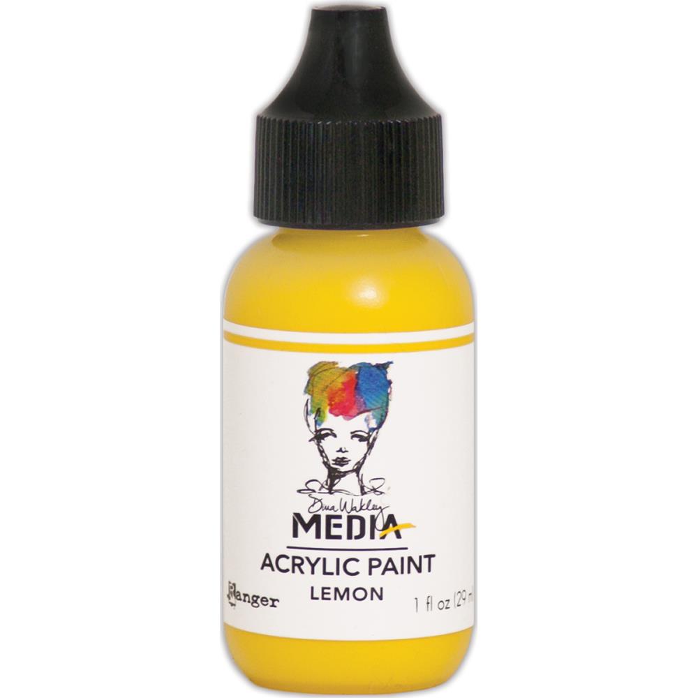 Dina Wakley Media Acrylic Paint - Lemon