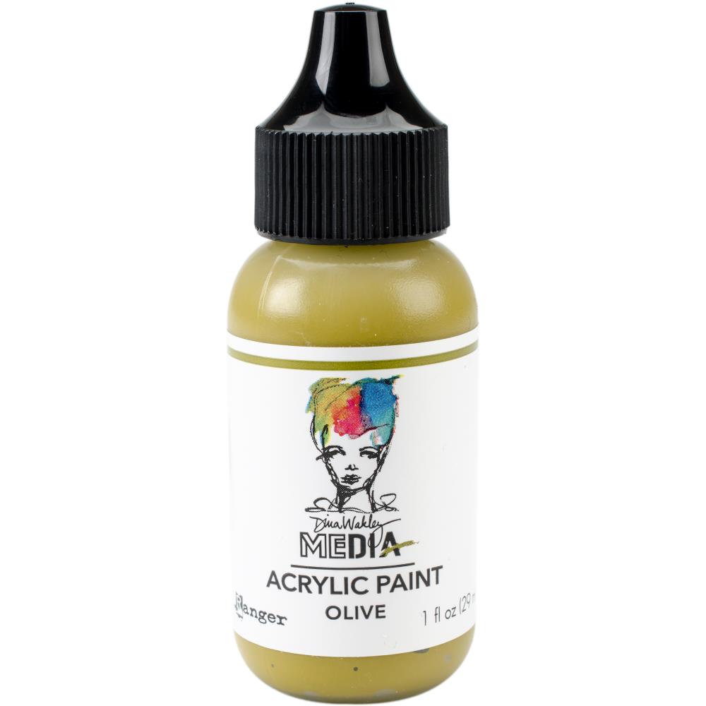 Dina Wakley Media Acrylic Paint - Olive