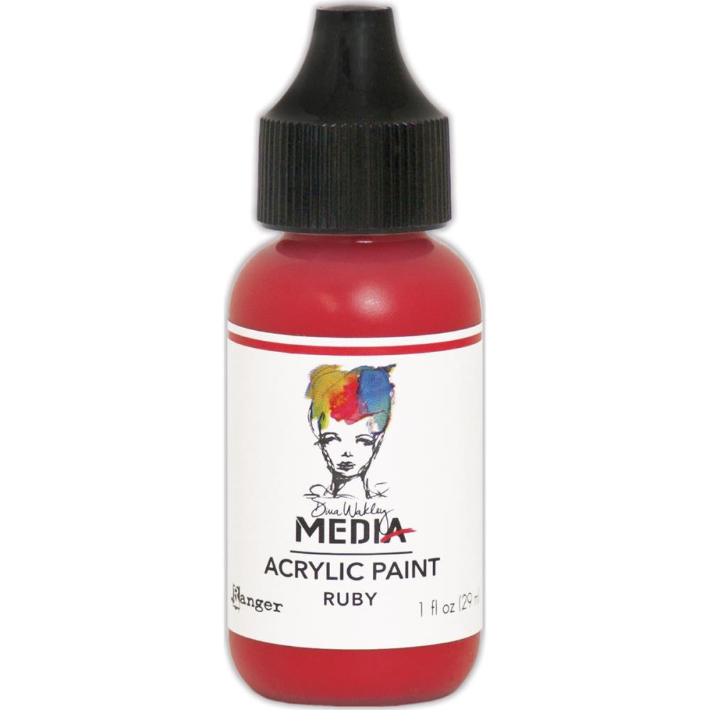 Dina Wakley Media Acrylic Paint - Ruby