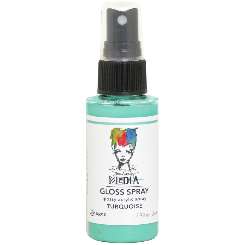 Dina Wakley Media Gloss Sprays - Turquiose