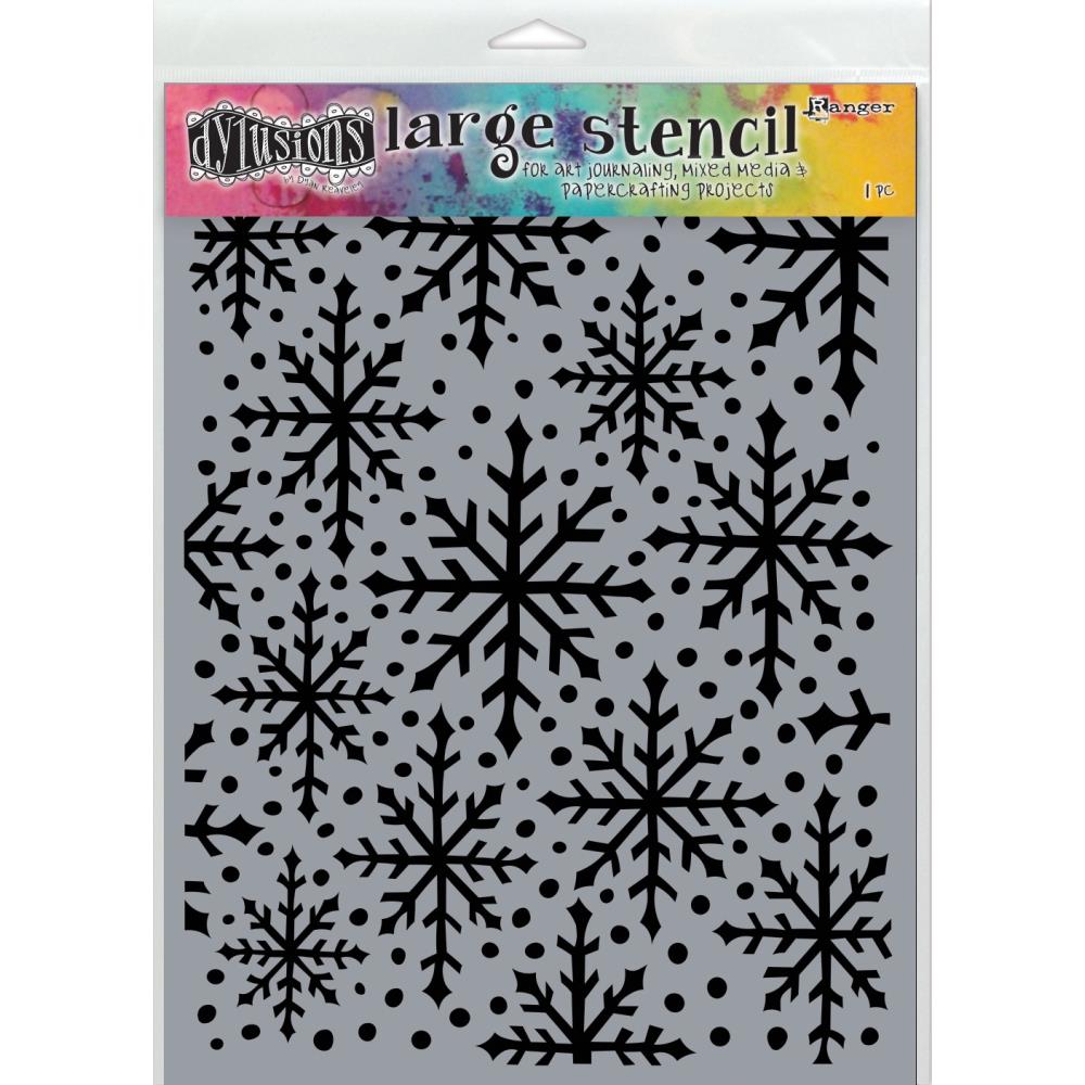 Dyan Reaveley's Dylusions - Stencils 9x12 - Snowflake