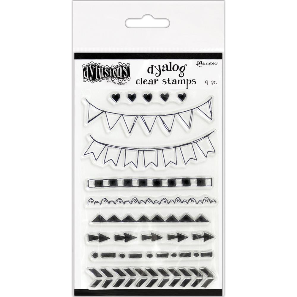 Dyan Reaveley's Dylusions Clear Stamps - On The Edge