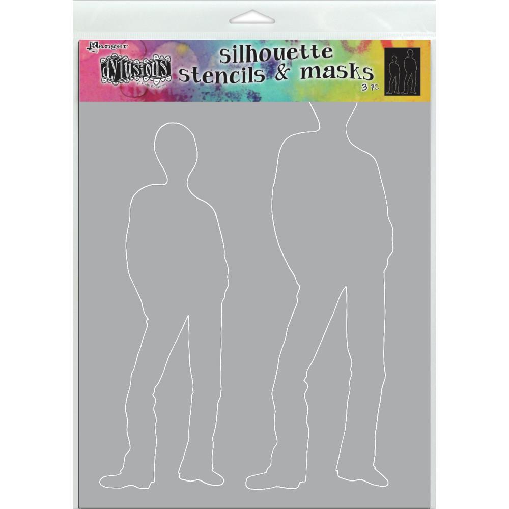 Dyan Reaveley's Dylusions Stencils 9 x 12 - Tom