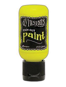 Dylusions Paint Flip Cap - Lemon Drop