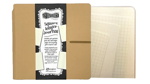 Dyan Reaveley's Dylusions Square Ledger Journal - Kraft