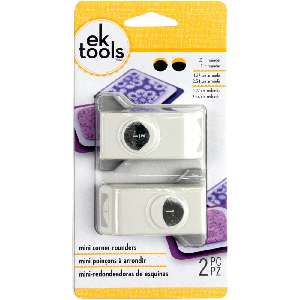 EK Tools - Mini Corner Rounder Punches 2/Pkg