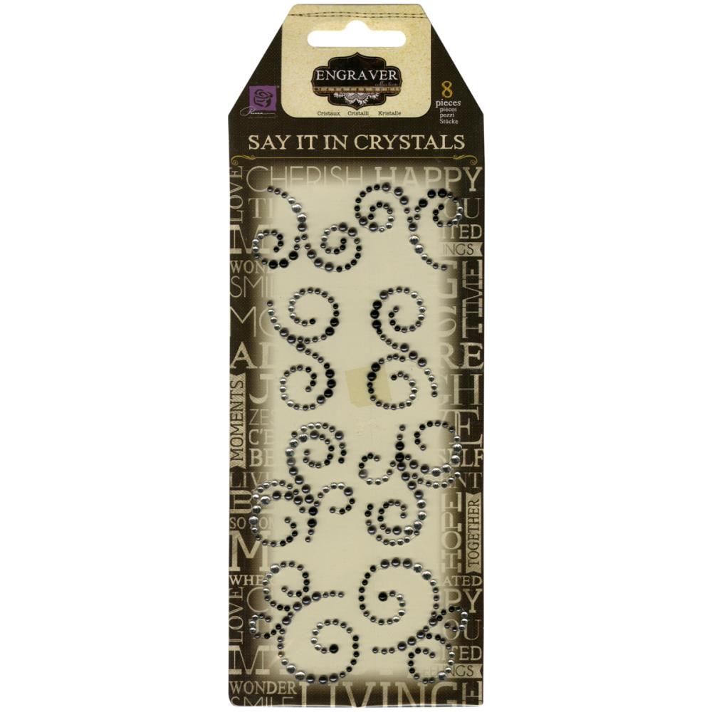 Engraver Say It In Crystals Adhesive Gems
