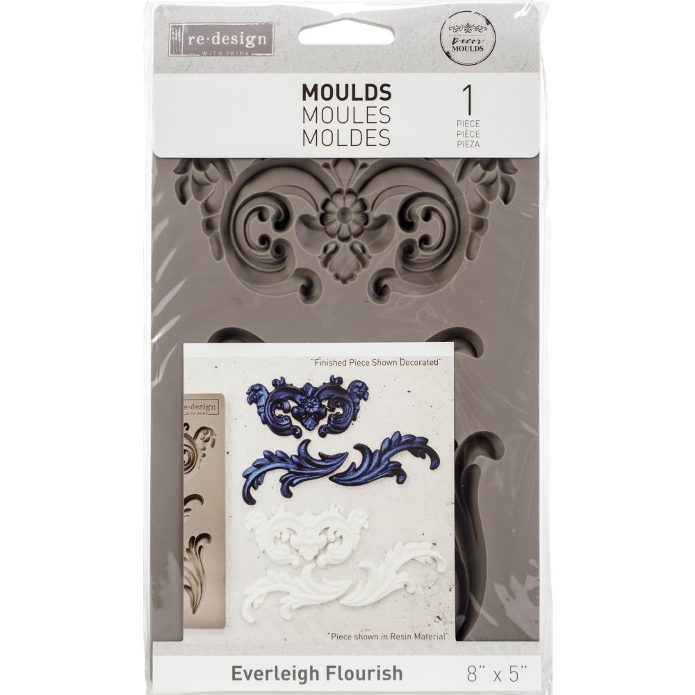 Prima Re-Design Decor Mould - Everleigh Flourish