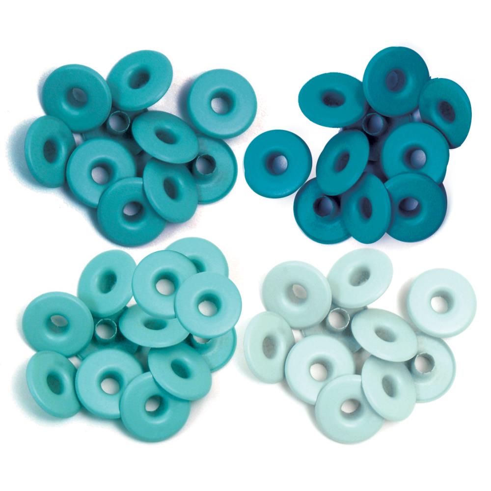 Eyelets Wide- Aqua