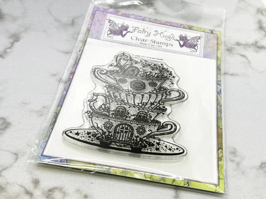 Fairy hugs - Clear Stamp - Teacup Condo