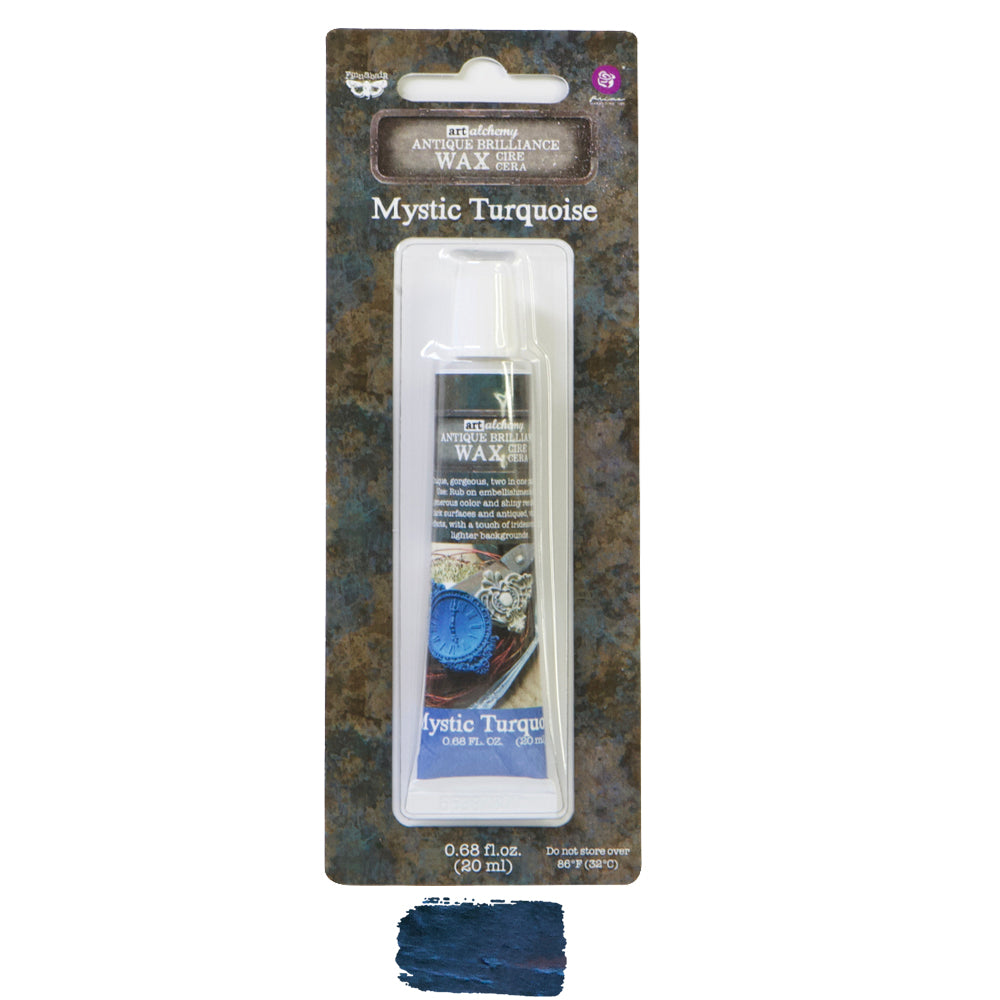 Finnabair Art Alchemy Antique Brilliance Wax - Mystic Turquoise