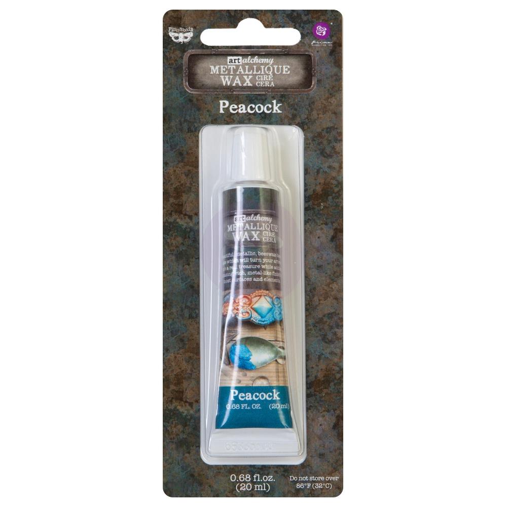 Finnabair Art Alchemy Antique Brilliance Wax - Peacock