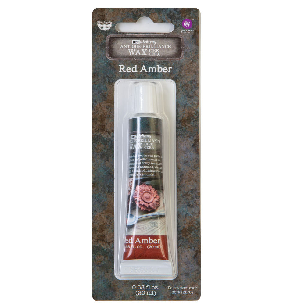 Finnabair Art Alchemy Metallique Wax - Red Amber