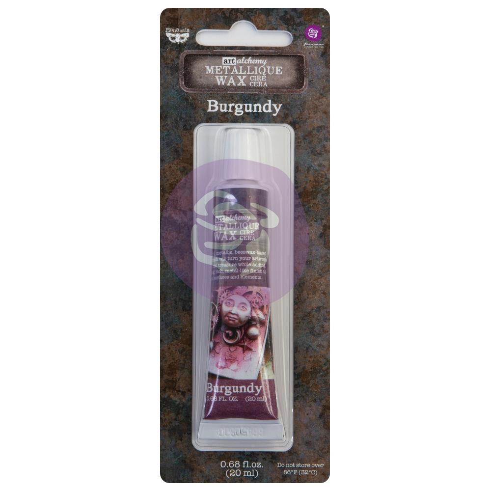 Finnabair Art Alchemy Metallique Wax - Burgundy