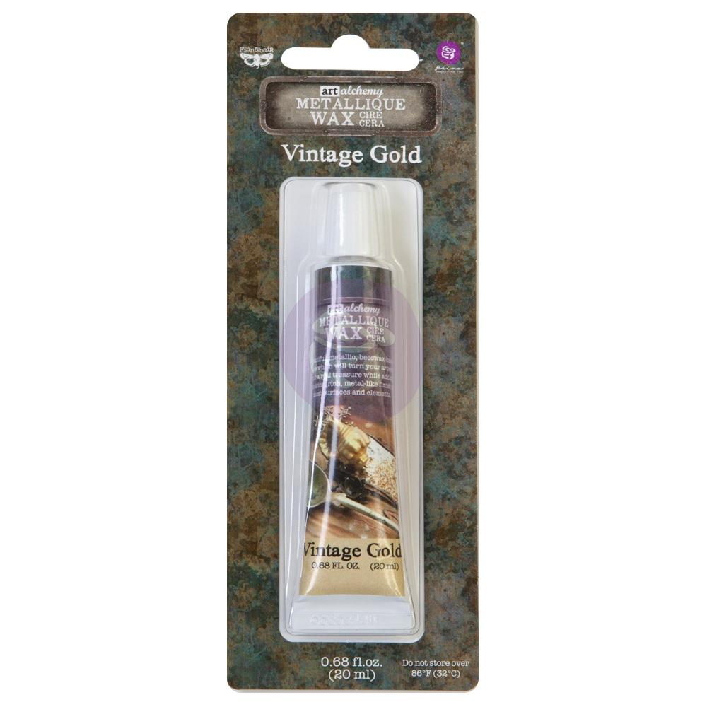 Finnabair Art Alchemy Metallique Wax - Vintage Gold