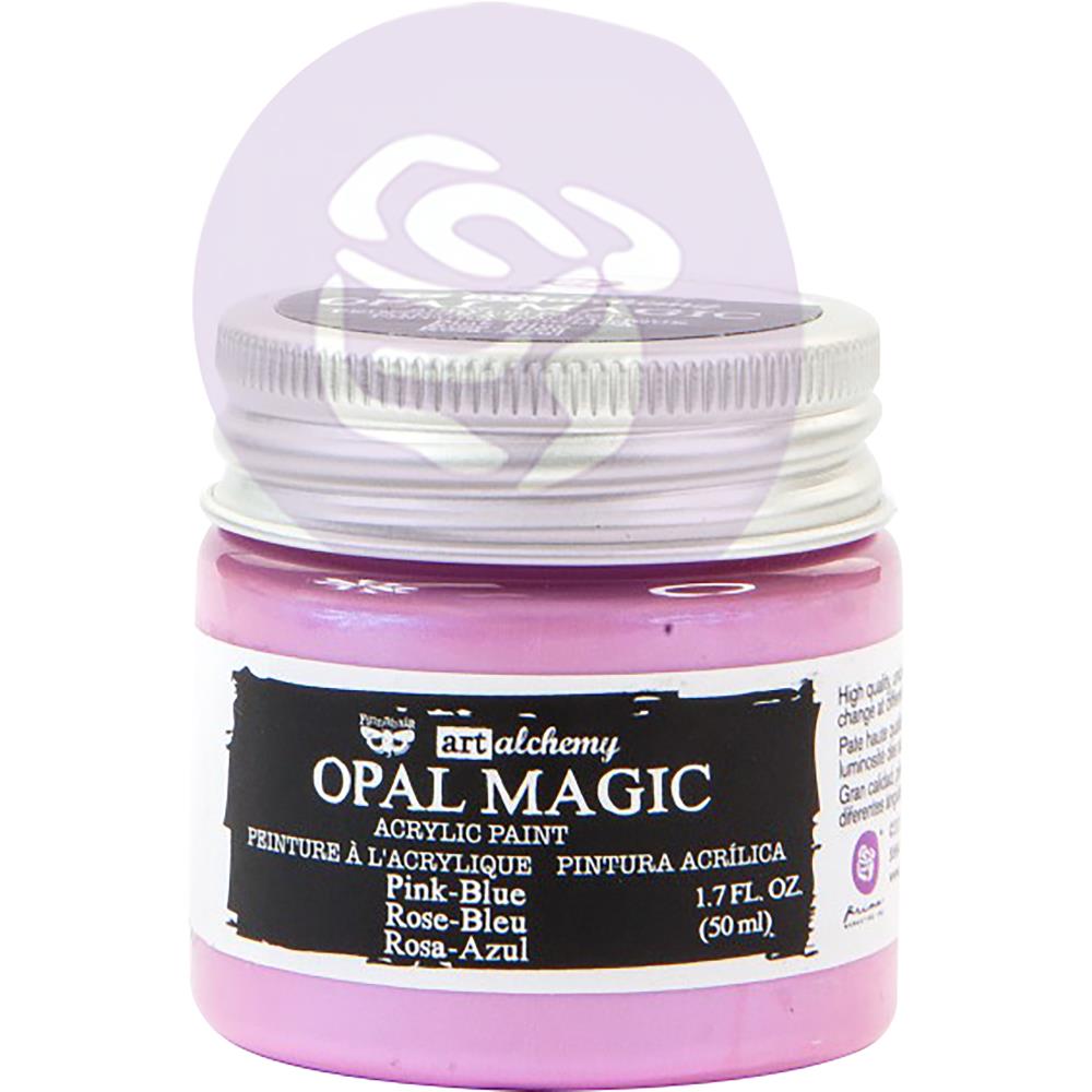 Finnabair Art Alchemy Opal Magic Acrylic Paint - Pink/Blue