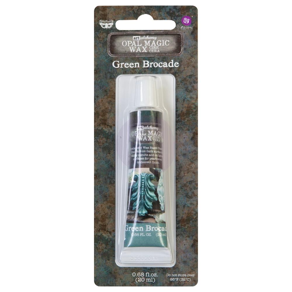 Finnabair Art Alchemy Opal Magic Wax - Green Brocade