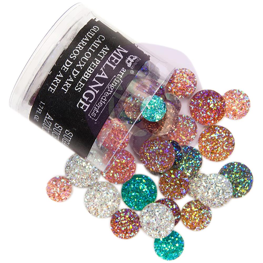Finnabair Art Ingredients Melange Art Pebbles - Sugar