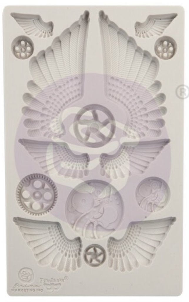 Finnabair Decor Moulds - Cogs & Wings