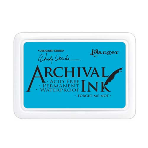 Ranger Archival Ink Pad Designer Series - Forget Me Not